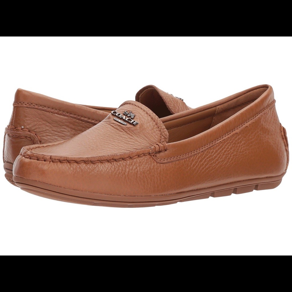 Coach Mary lock up leather loafers W6